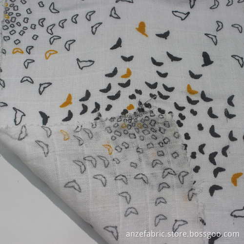 100% Organic Cotton Gauze Fabric for baby blanket